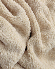 Boucle-Texture Oversized Throw Blanket