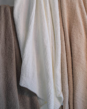 Boucle-Texture Oversized Throw Blanket