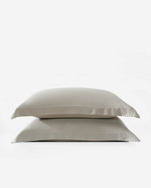Bamboo Viscose Flanged Sham Set – shams (view 2) | Roost & Roam