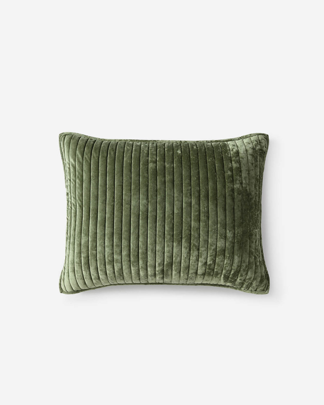 Velvet Sham Set – shams, in olive leaf | Roost & Roam
