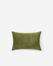 Velvet Watercolor Zebra Lumbar Pillow