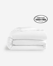 Bamboo Viscose Duvet Cover – duvet covers, in clear white | Roost & Roam