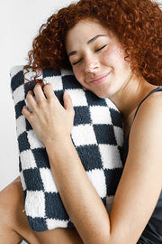 Checkerboard Bouclé Throw Pillow – pillows (view 27) | Roost & Roam