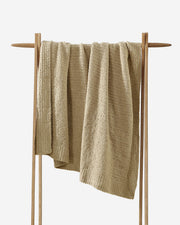 Boucle-Texture Oversized Throw Blanket