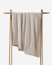 Boucle-Texture Oversized Throw Blanket