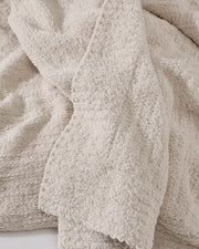 Boucle-Texture Oversized Throw Blanket