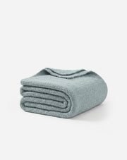 Bouclé-Texture Oversized Bed Blanket
