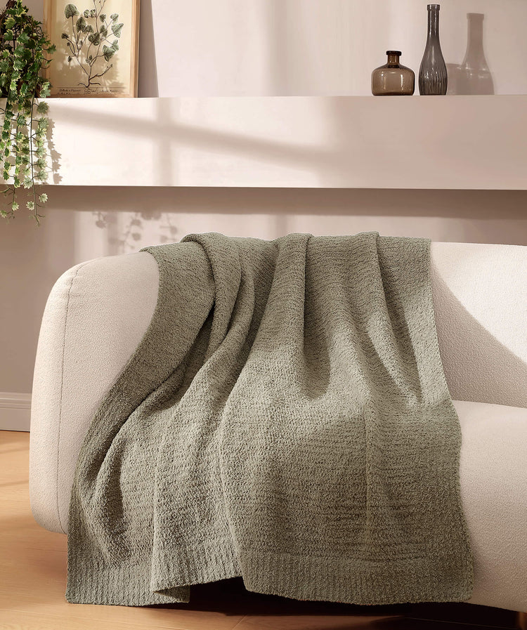 Boucle-Texture Oversized Throw Blanket – throws (view 2) | Roost & Roam
