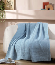 Boucle-Texture Oversized Throw Blanket
