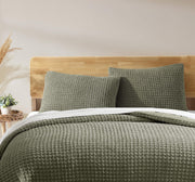Waffle-Texture Bamboo Comforter – comforters (view 11) | Roost & Roam