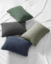 Waffle-Knit Lumbar Pillow – pillows (view 8) | Roost & Roam