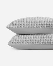 Waffle-Texture Comforter and Sham Bundle