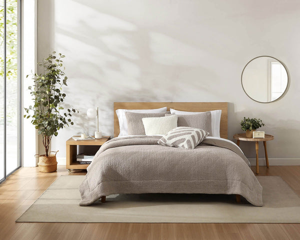 Bouclé-Texture Pillow Sham Set – shams (view 4) | Roost & Roam