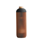 Ribbed Bioplastic Tall Vase