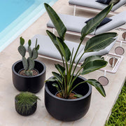 Wide-Rim Lightweight Round Planter