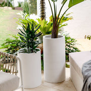 Tall Cylinder Lightweight Planter