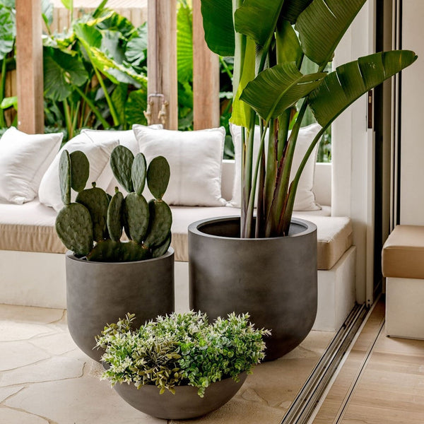 Tapered Cylinder Outdoor Planter