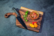 Live Edge Walnut Handled Cutting Board