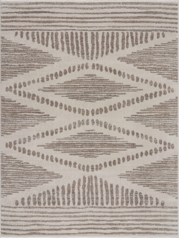 Geometric Diamond Polypropylene Area Rug