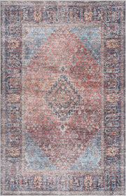 Medallion Print Washable Area Rug