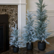 Flocked Cedar Accent Tree, 36 in