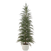 Artificial Evergreen Cedar Tree, 4 ft