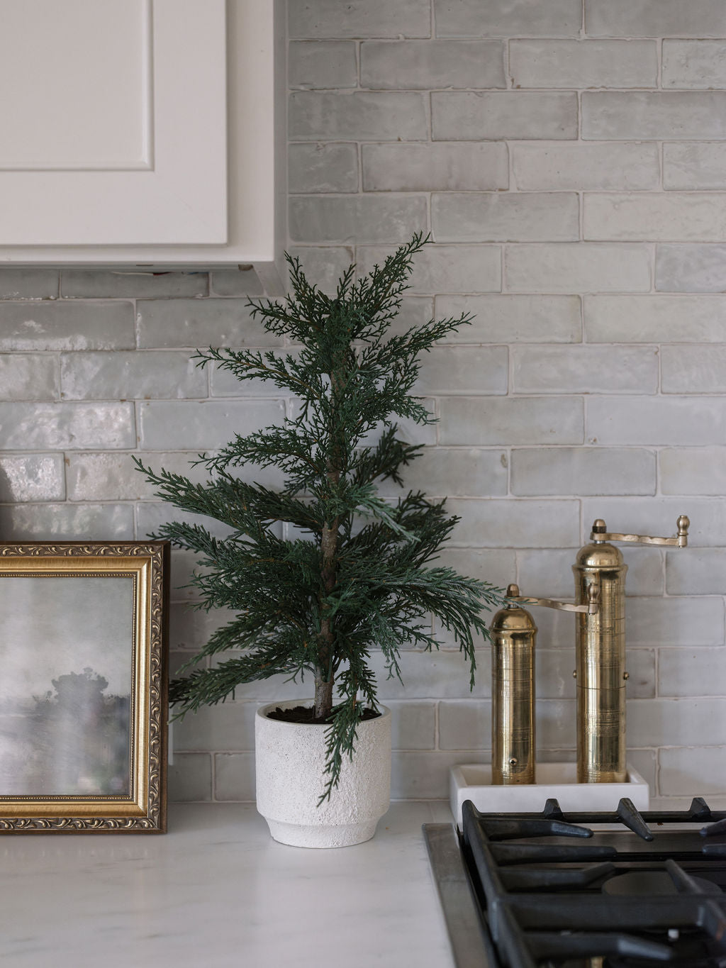 Artificial Evergreen Cedar Tree, 3 ft