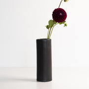 Satin Glaze Porcelain Cylinder Vase — scale reference and proportion detail