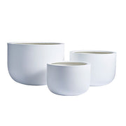 Wide-Rim Lightweight Round Planter