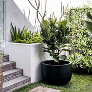 Wide-Rim Lightweight Round Planter