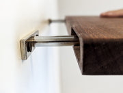 Rounded Corner Wood Floating Shelf