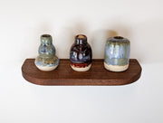 Rounded Corner Wood Floating Shelf
