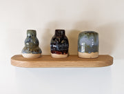 Rounded Corner Oak Floating Shelf