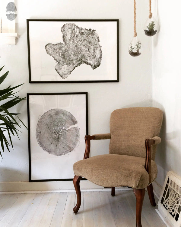 Tree Ring Triptych Print Set — alternate view or variant option