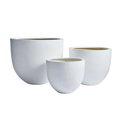Egg-Shape Fiberglass Tub Planter