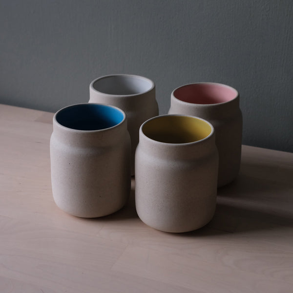 Hand-Thrown Stoneware Tumbler Mug