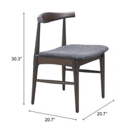 Elbow-Back Upholstered Dining Chair Set — packaging and unboxing view
