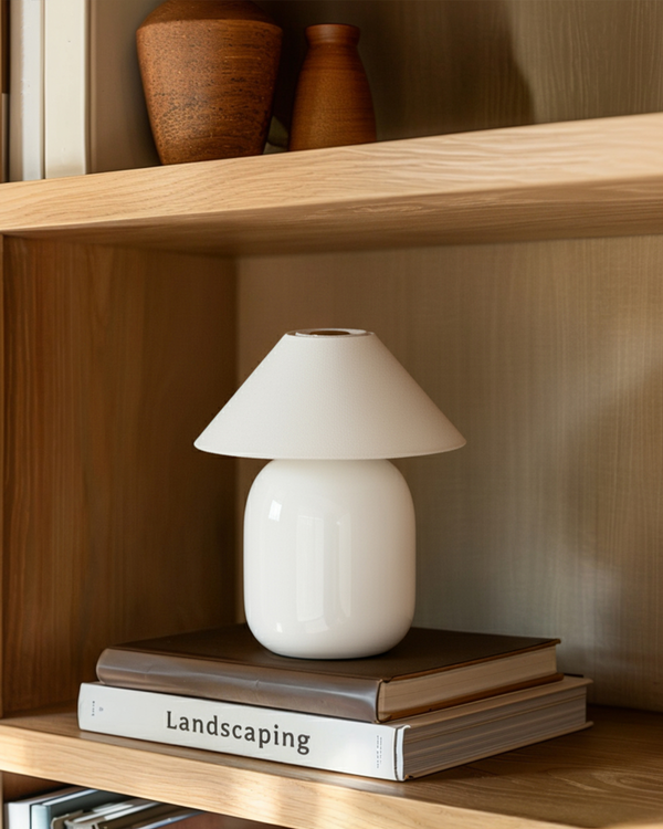 Glazed Ceramic Cordless Table Lamp