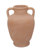 Handled Terracotta Amphora Vase