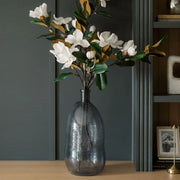 Smoke Handmade Hammered Glass Vase