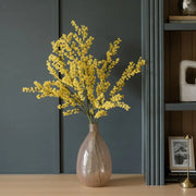 Hammered Glass Teardrop Vase