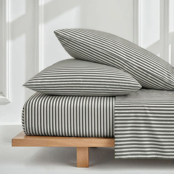 Long-Staple Cotton Sateen Sheet Set