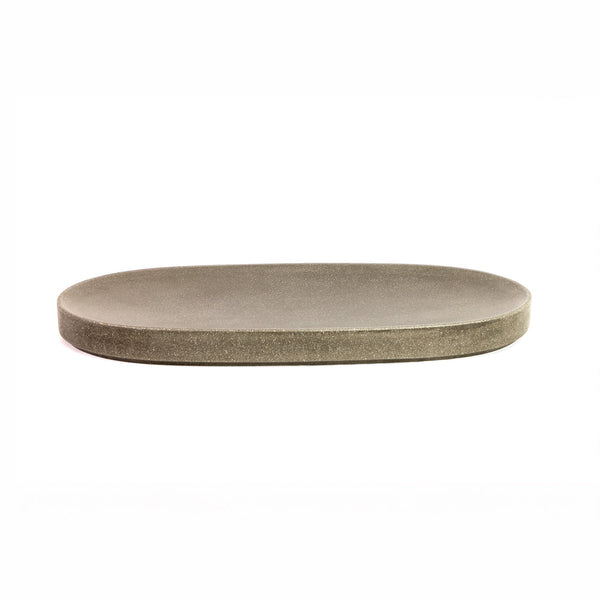 Micro Terrazzo Concrete Oval Platter