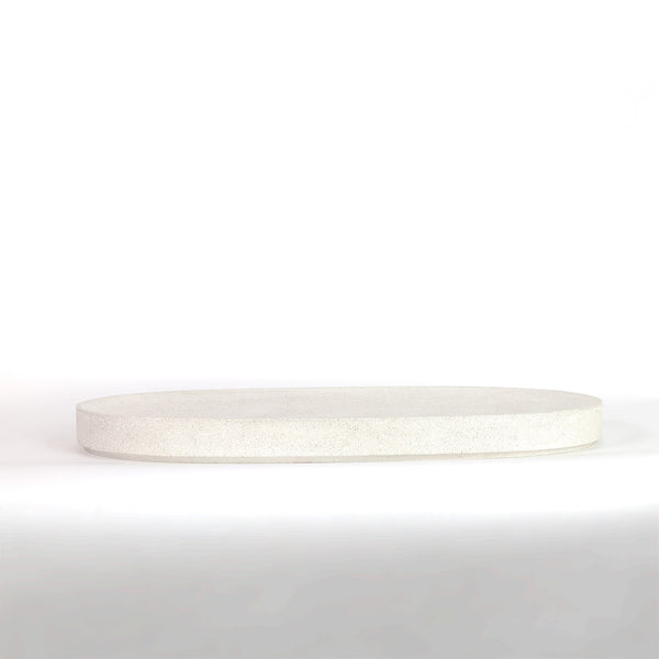 Micro Terrazzo Concrete Oval Platter