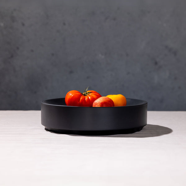 Micro Terrazzo Concrete Round Platter — scale reference and proportion detail