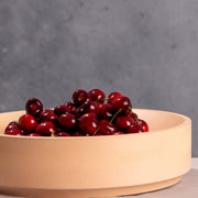 Micro Terrazzo Concrete Round Platter — detail of finish and surface variation