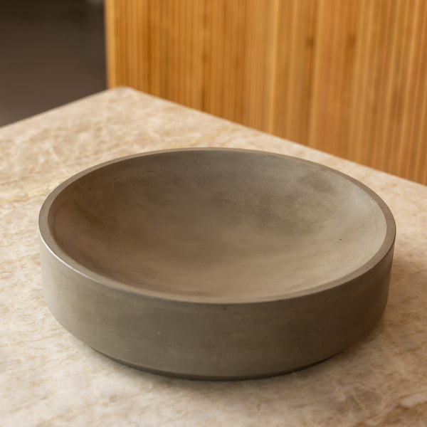 Micro Terrazzo Concrete Round Platter — alternate view or variant option