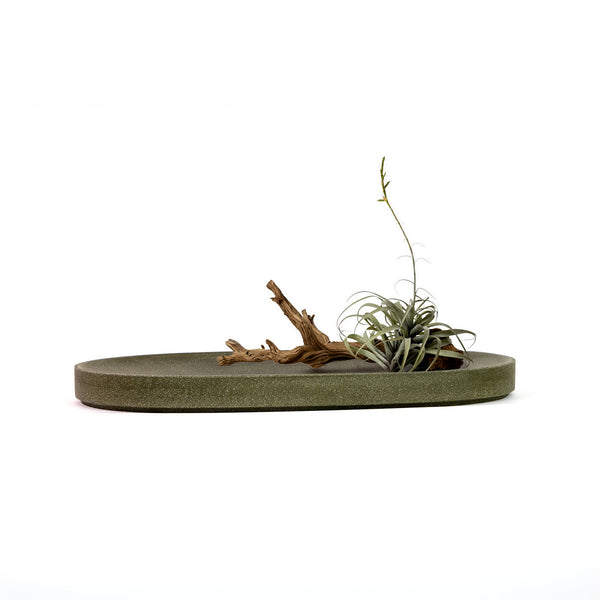 Micro Terrazzo Concrete Oval Platter