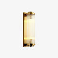 Ribbed Glass Column Wall Sconce
