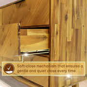 Mid-Century Wood-Grain Six-Drawer Dresser — additional product view 16